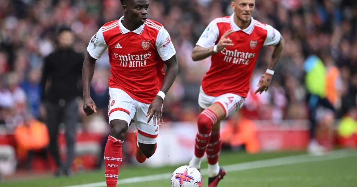 Bukayo Saka stars as rampant Arsenal move eight points clear - The Economic  Times