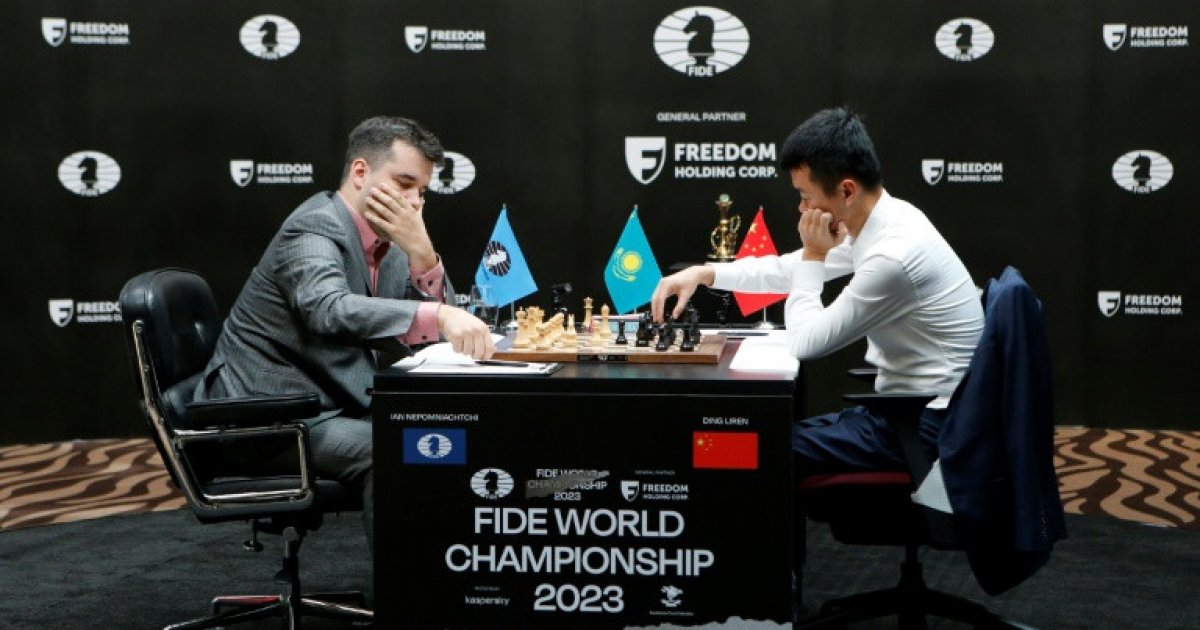 Steady Ian Nepomniachtchi, shaky Ding Liren as world chess title match  kicks off - Washington Times