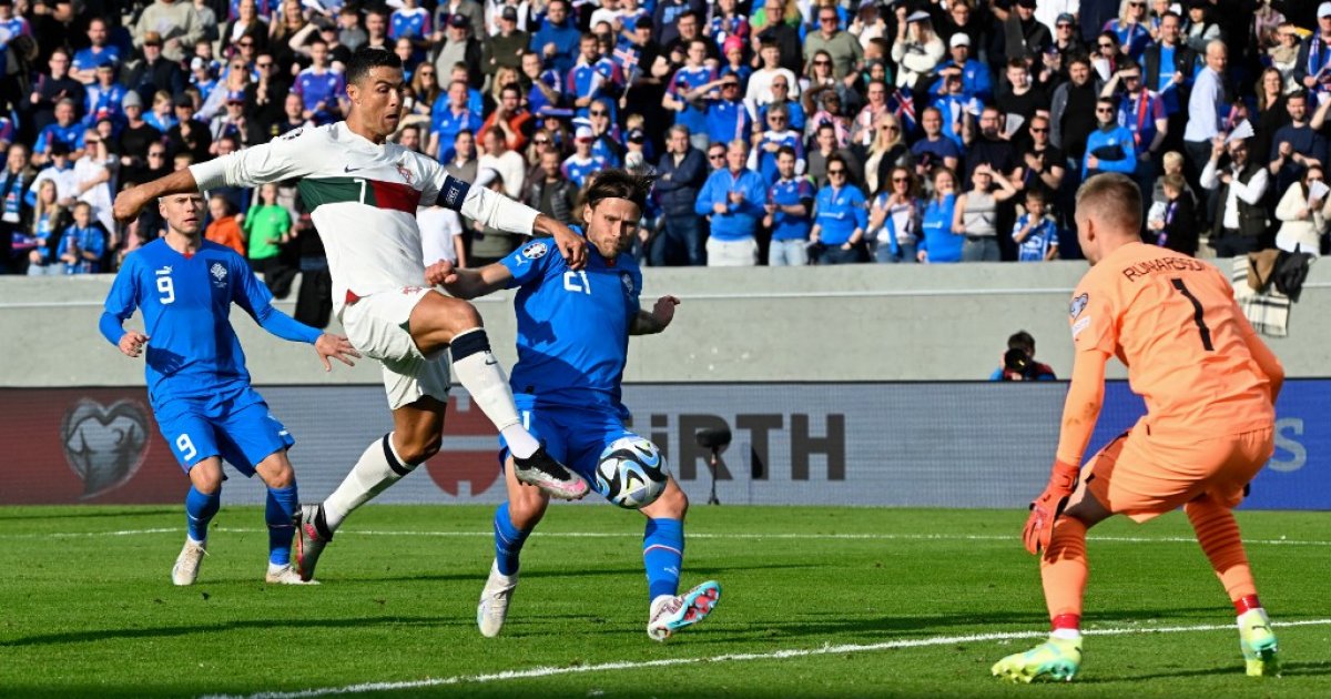 Cristiano Ronaldo scores winner in record 200th game for Portugal