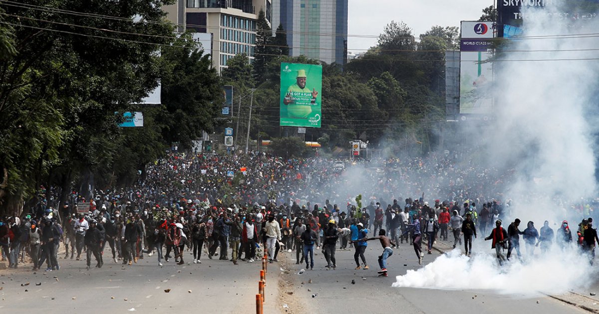 10 shot dead during protests in Kenya