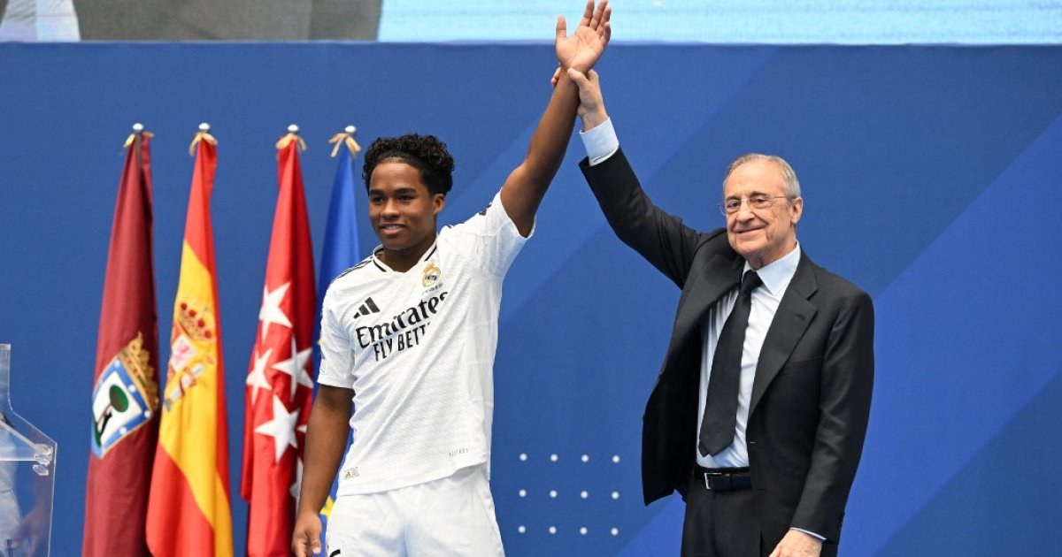 Brazil Teenager Endrick Unveiled By Real Madrid