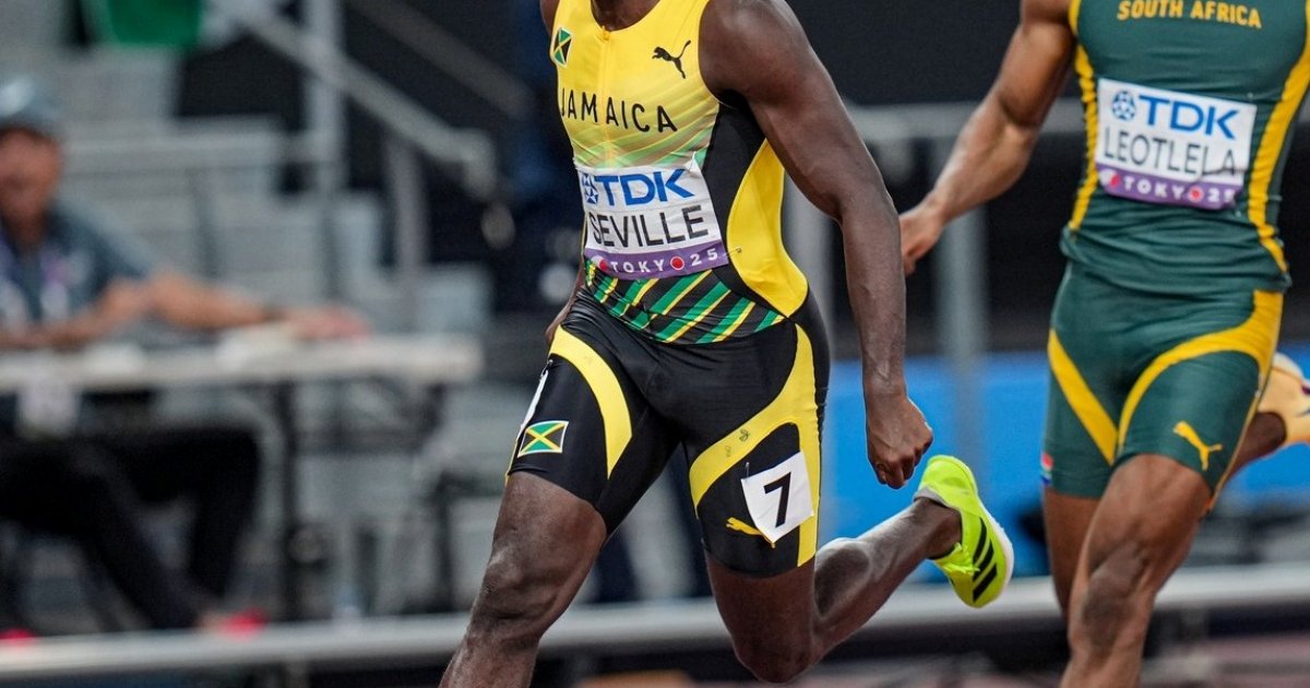 Oblique Seville wins highly-anticipated men's 100m gold at world athletics championships