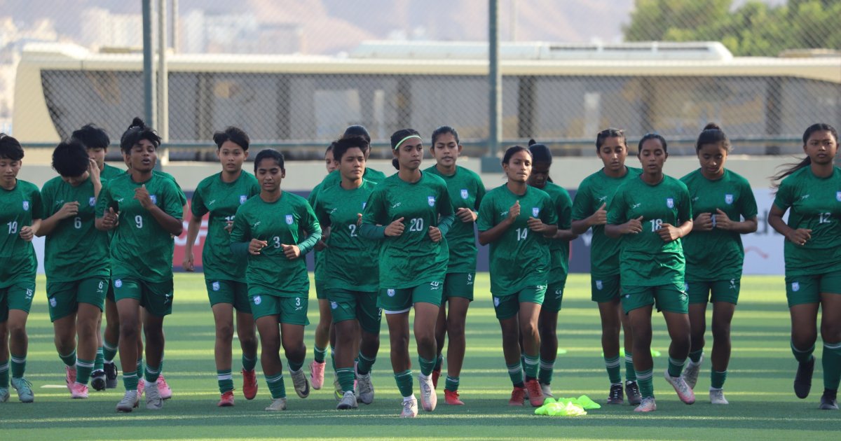 Bangladesh U-17 girls battle Chinese Taipei tonight for Asian Cup spot