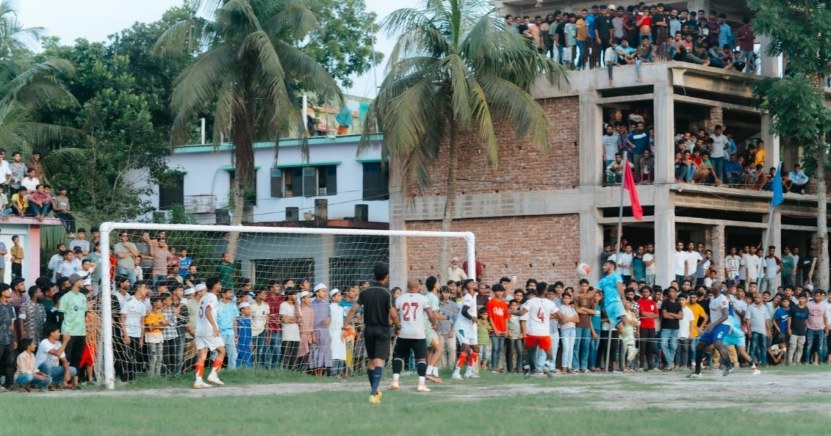 For a day or two, for monsoon football