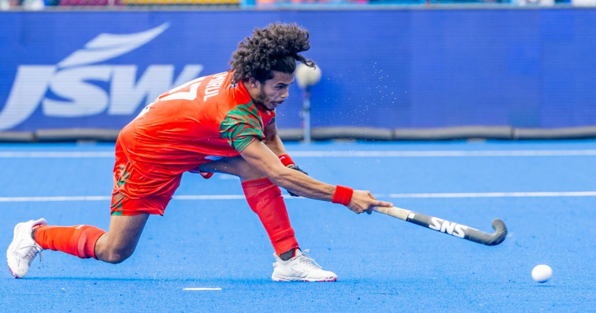 Amirul hits third hat-trick as Bangladesh thrash Oman 13-0 in Hockey Jr. World Cup