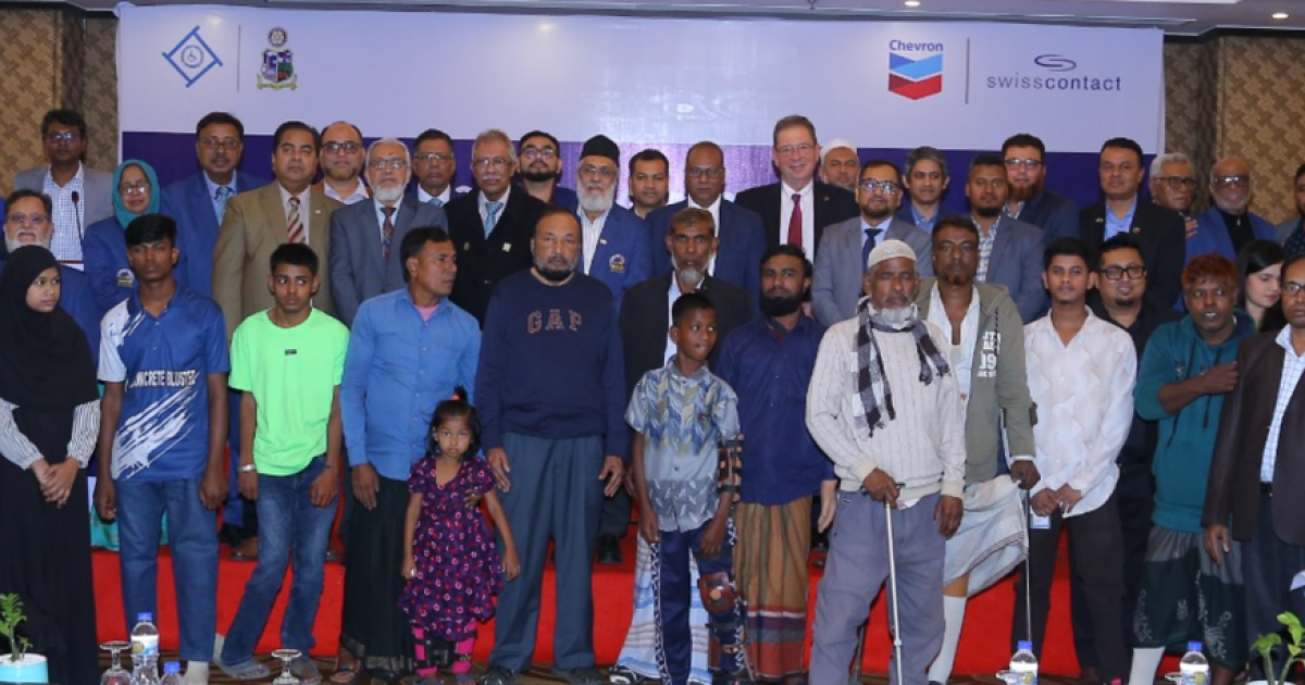 Chevron Bangladesh-supported artificial limb support initiative concludes in Sylhet