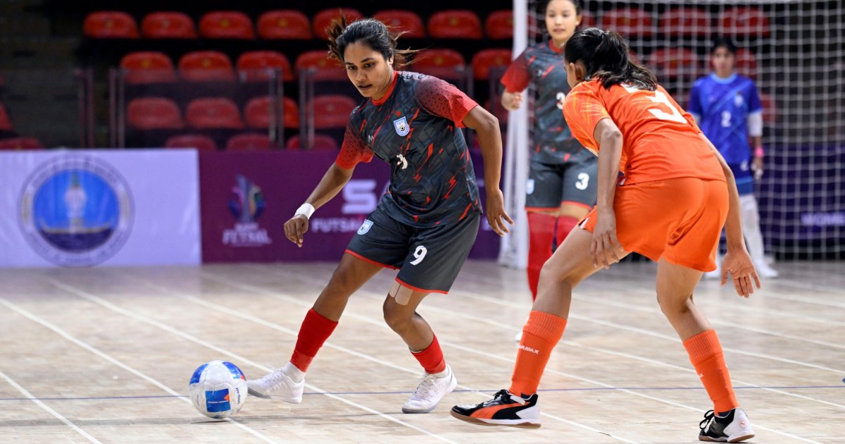 Bangladesh women outclass India 3–1 to start SAFF Futsal Championship 2026