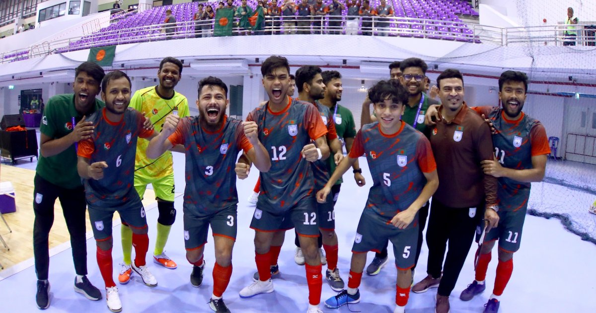 Bangladesh thump Sri Lanka 5–1 for back-to-back wins in SAFF Futsal Championship