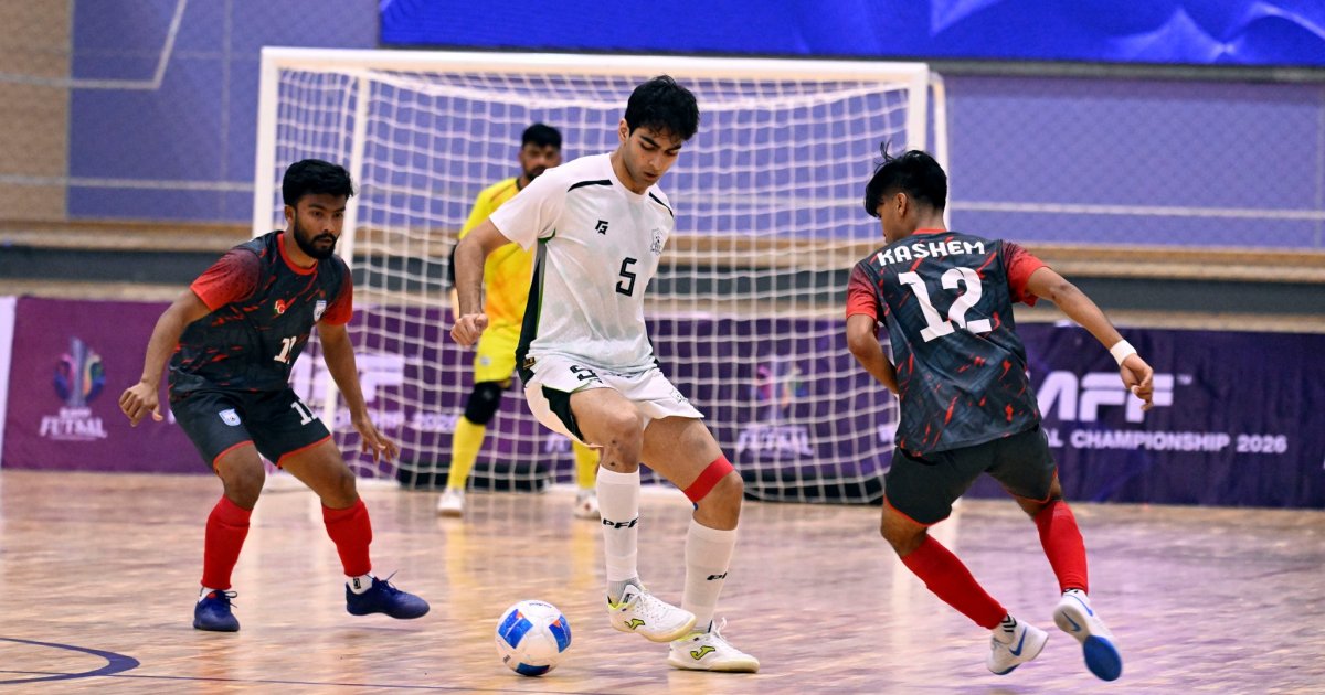 Bangladesh Men crushed 5-1 by Pakistan in SAFF Futsal Championship