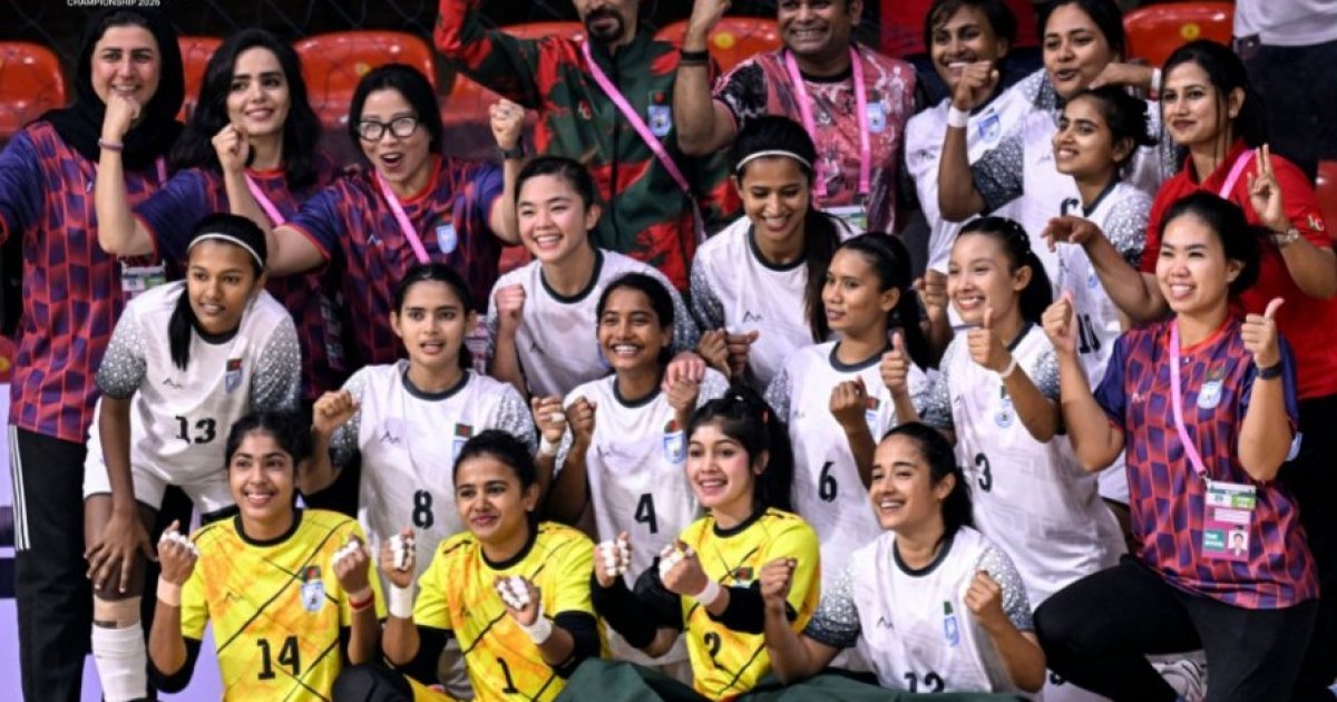 Bangladesh women seal inaugural SAFF Women’s Futsal title with 14–2 rout of Maldives