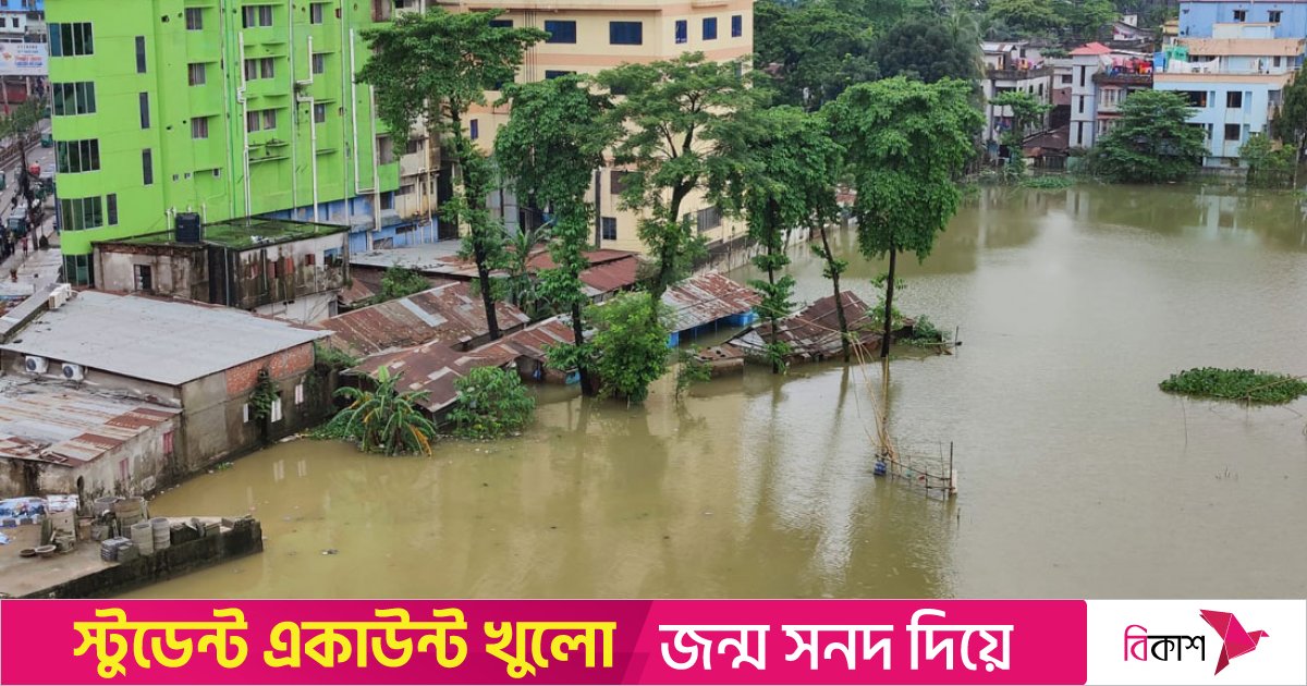 Sylhet floodwater starts receding
