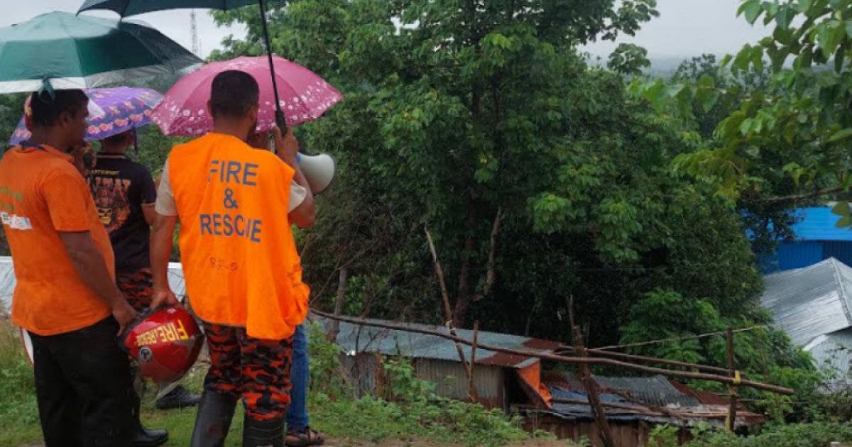 Thousands at risk of landslide in Rangamati
