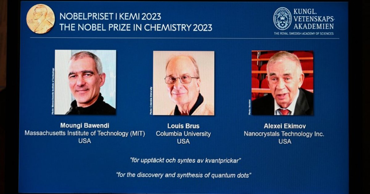 Trio wins Nobel Prize in chemistry for work on quantum dots Trio wins Nobel Prize in chemistry for work on quantum dots