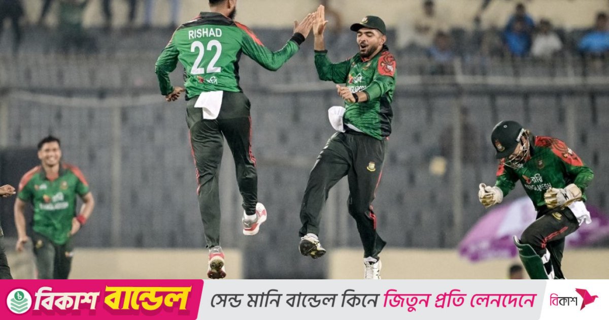 Bangladesh Ripot Rashad Rishad’s six-for as Bangladesh defend 207 for 74-run win