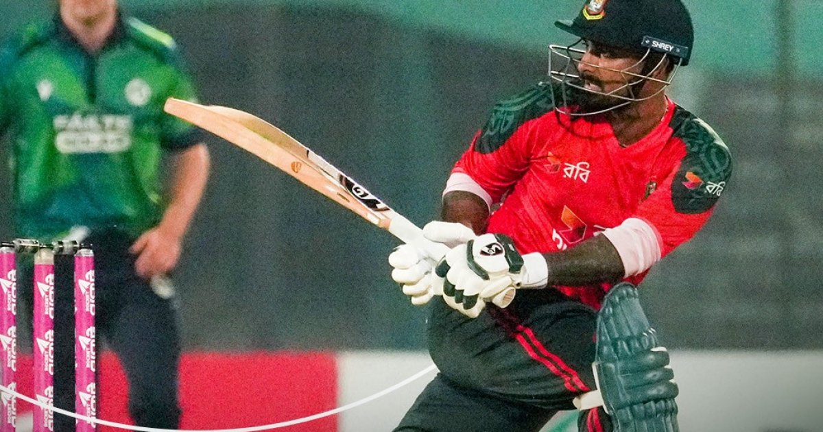 Liton stars as Bangladesh level T20I series