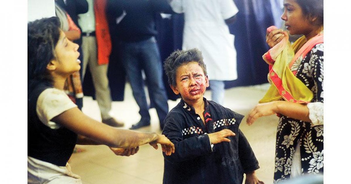 Blast while making bomb hurts kids