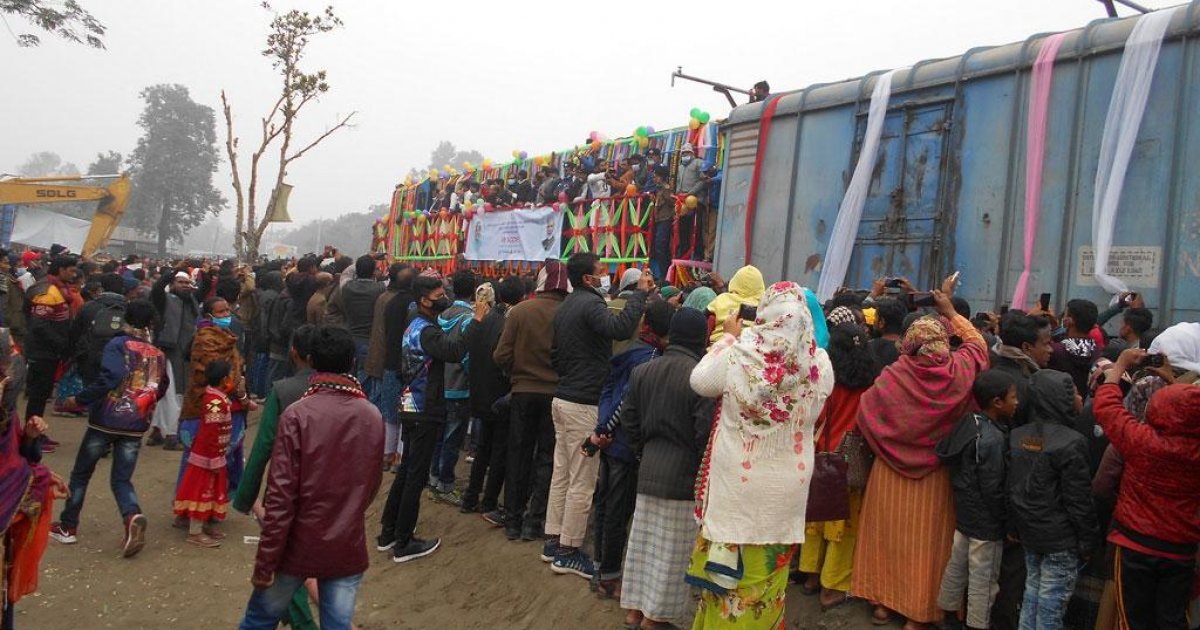 Chilahati-Haldibari transborder freight train services start