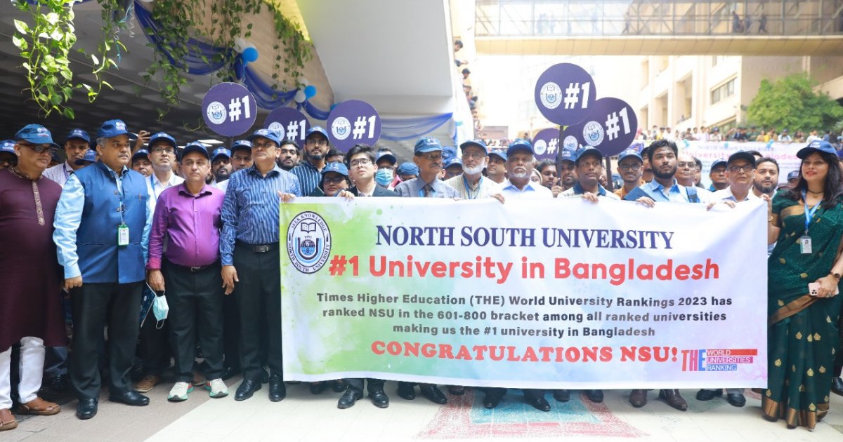 NSU celebrates global university ranking result