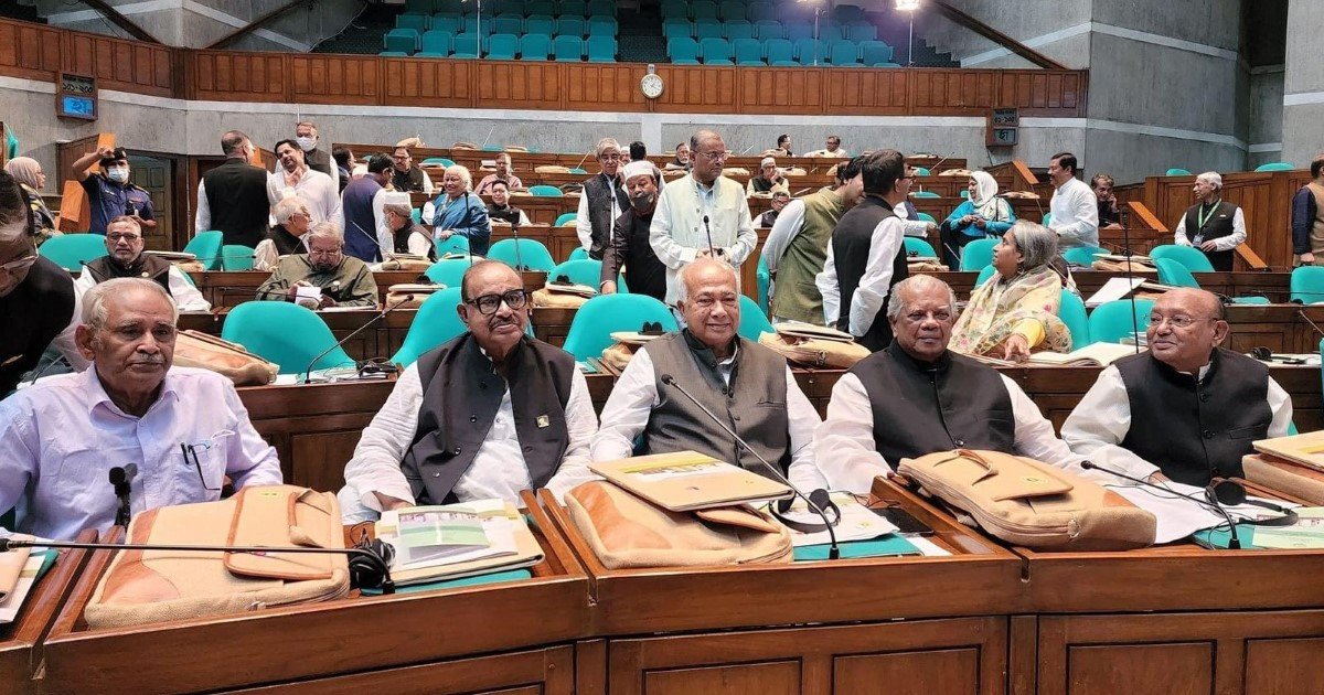 The five living legends of Bangladesh Parliament