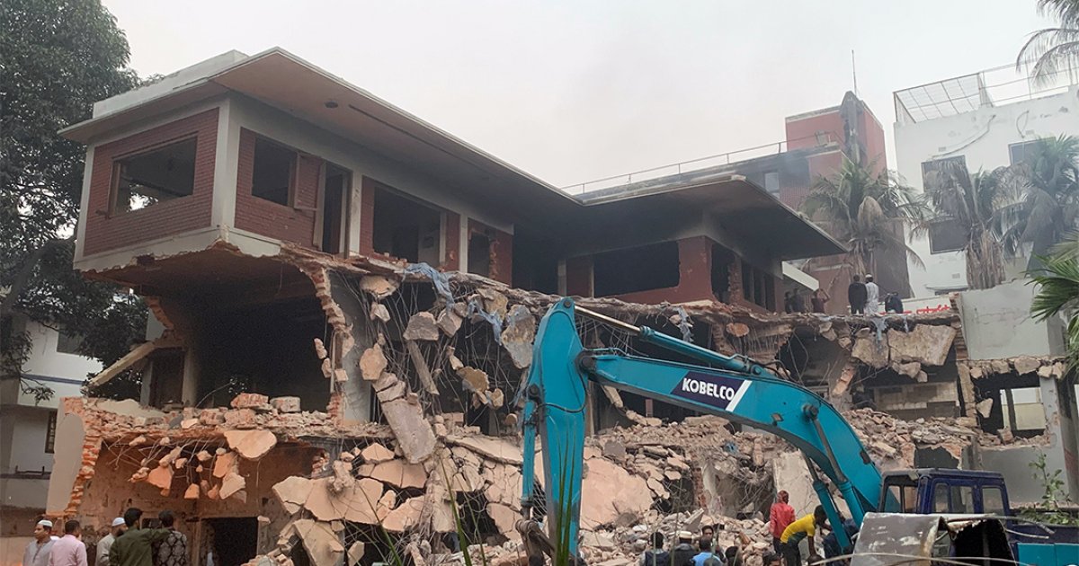 Bangabandhu's Dhanmondi 32 residence reduced to ruins