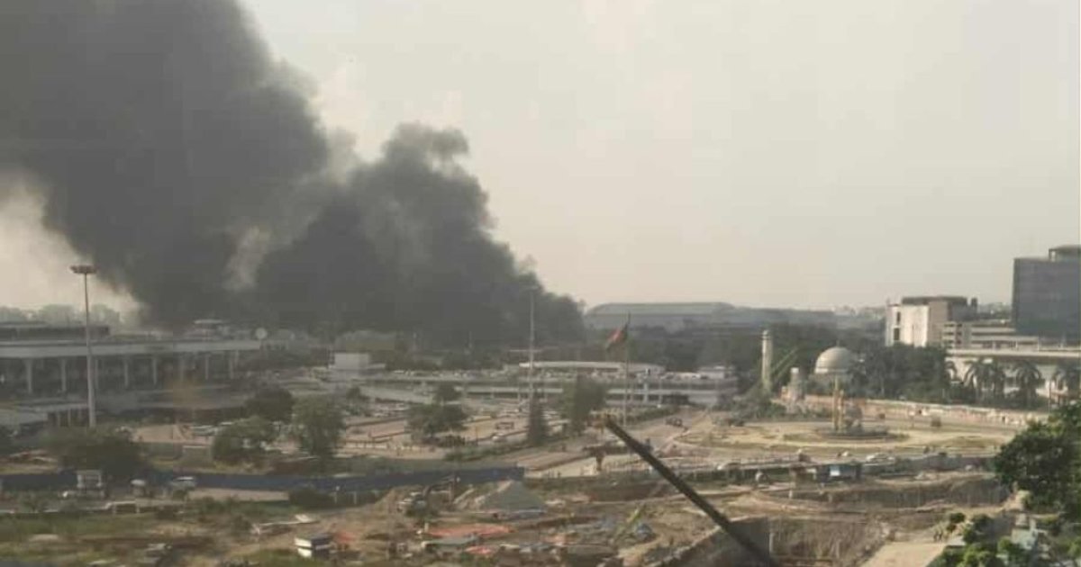 37 firefighting units battle fire at Dhaka airport cargo zone