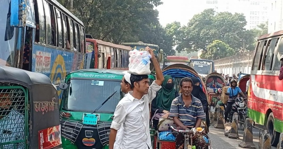 Severe traffic congestion in Dhaka amid rally by Jamaat, 7 other parties