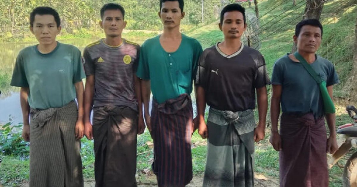 5 Myanmar army, BGP men held over illegal intrusion