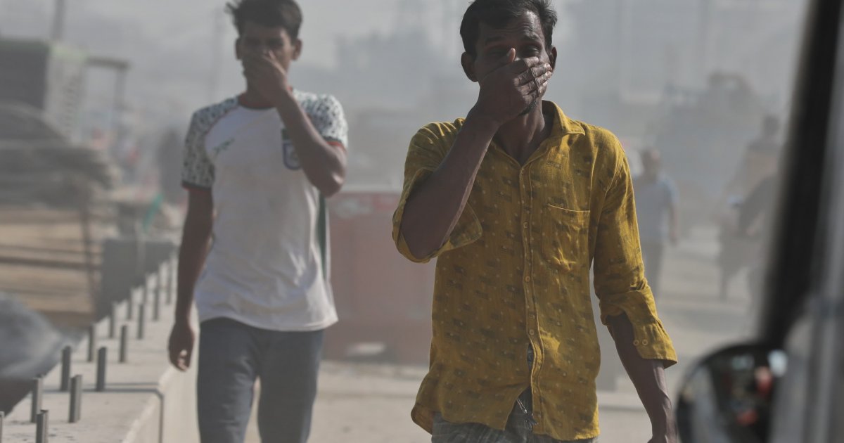 Dhaka 3rd most polluted city in world Tuesday morning