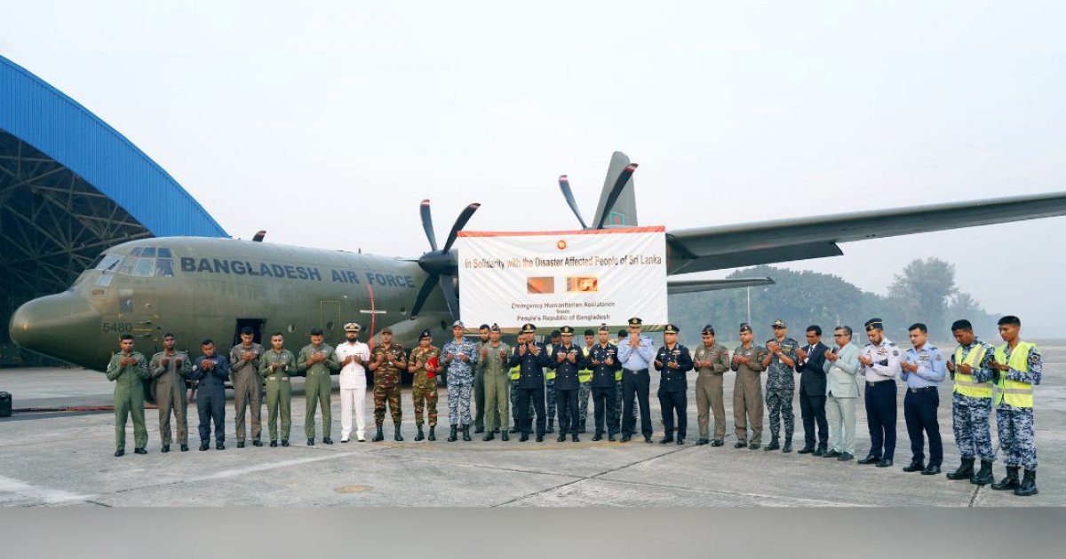 Bangladesh sends emergency relief to Sri Lanka following cyclone, floods