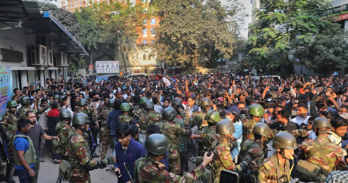 Osman Hadi shifted to Evercare Hospital as DMP launches manhunt