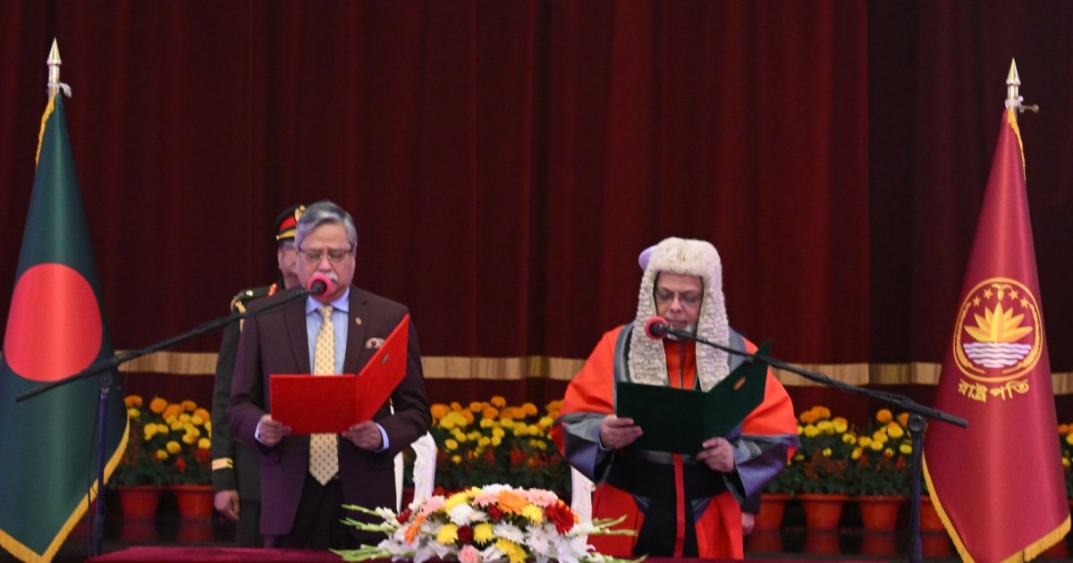 Zubayer Rahman Chowdhury takes oath as Chief Justice