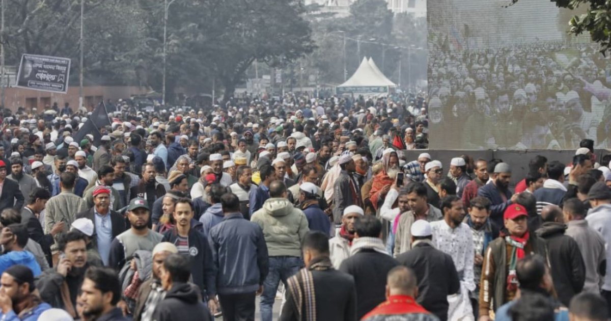 With teary eyes and heavy hearts, thousands attend Khaleda's janaza