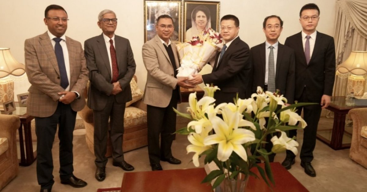 Chinese Ambassador meets BNP acting chairman Tarique Rahman