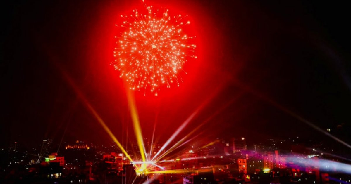 Old Dhaka glows with colorful lights as Shakrain festival begins