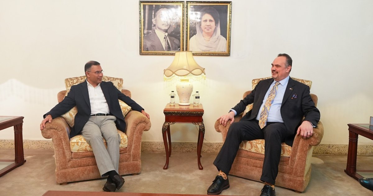 US Ambassador Brent Christensen meets Tarique Rahman