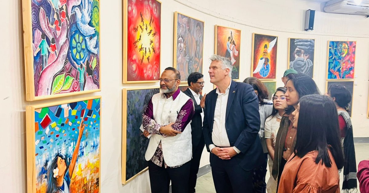 ‘Art for Equality’ exhibition opens at DU