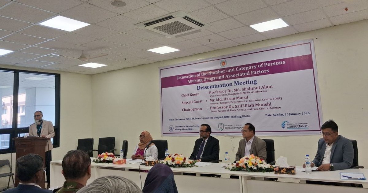 Youth account for majority of Bangladesh’s 8.2 million drug users