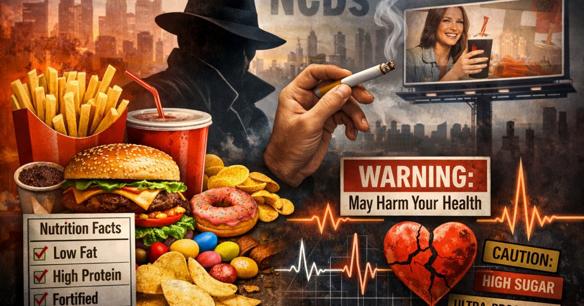 Ultra-processed foods use tobacco-style tactics, posing growing NCD risk