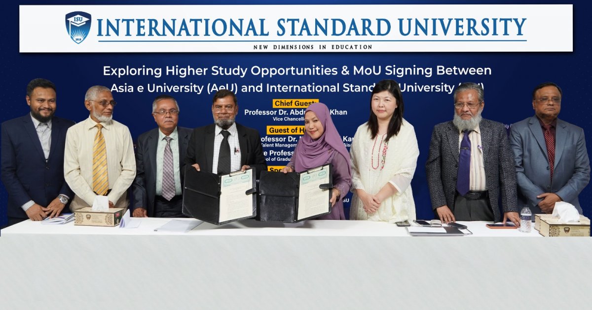 ISU, Asia e University Malaysia sign MoU to expand higher study opportunities
