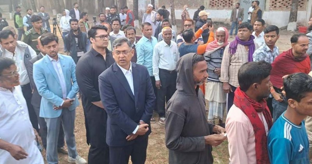 বিএনপি নেতা সালাহউদ্দিন আহমেদের ভোটদান, বললেন ‘ইতিহাসের মোড় পরিবর্তনের শুরু’