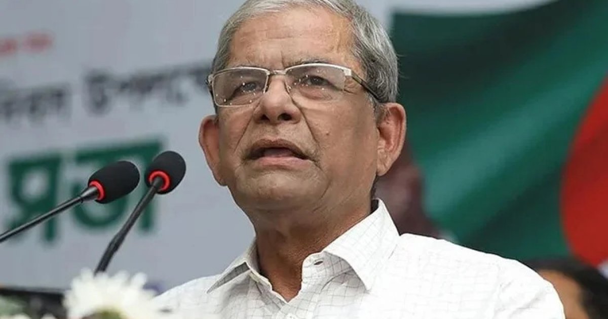 বিএনপির সরকার গঠনে ঐক্যবদ্ধ শক্তির সাথে থাকার ঘোষণা দিলেন মির্জা ফখরুল