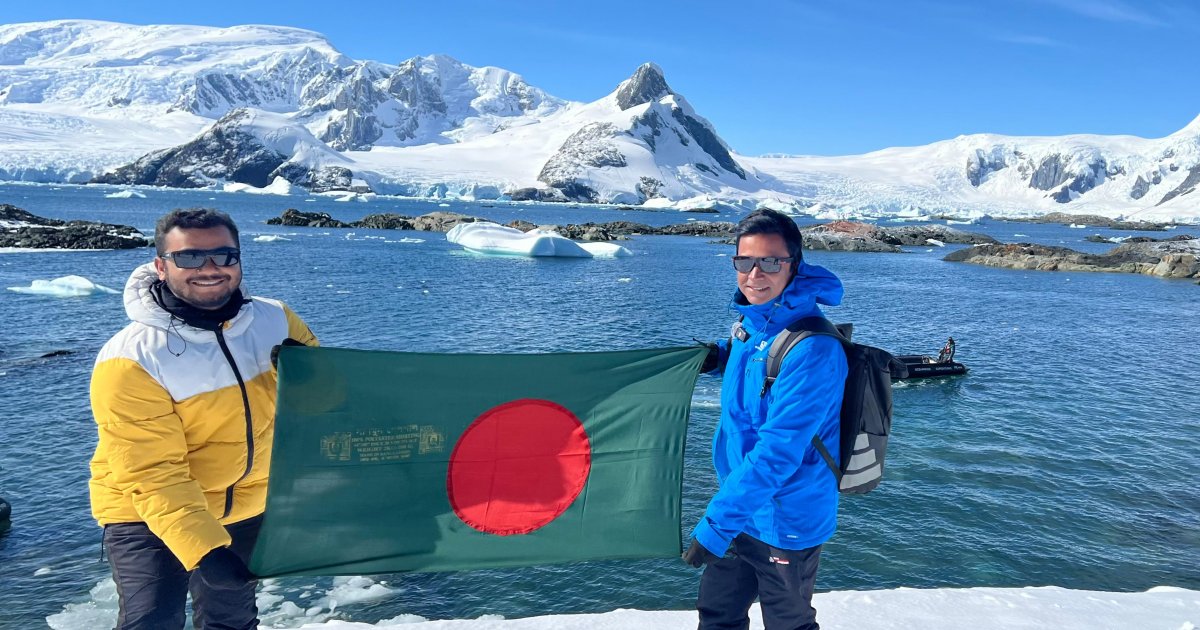 Salahuddin Sumon and Nilay reach Antarctica in a historic expedition
