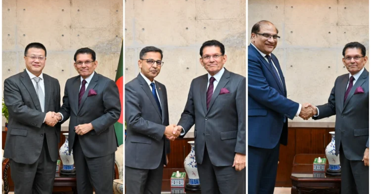China, India, Pakistan envoys meet FM