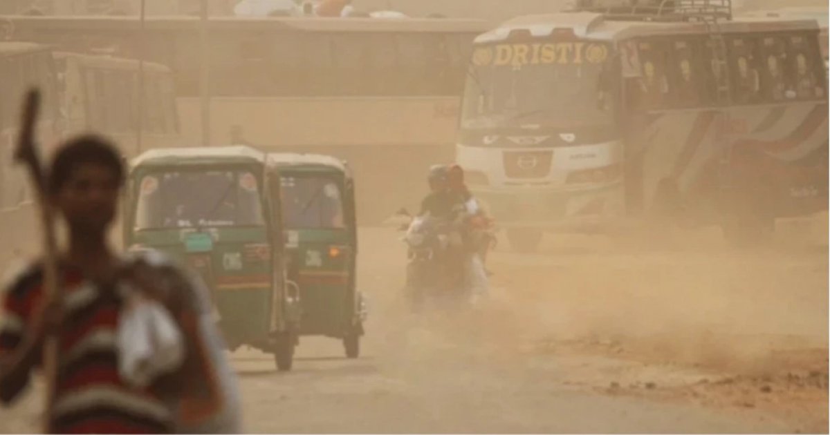 Dhaka air ‘unhealthy’ Monday morning