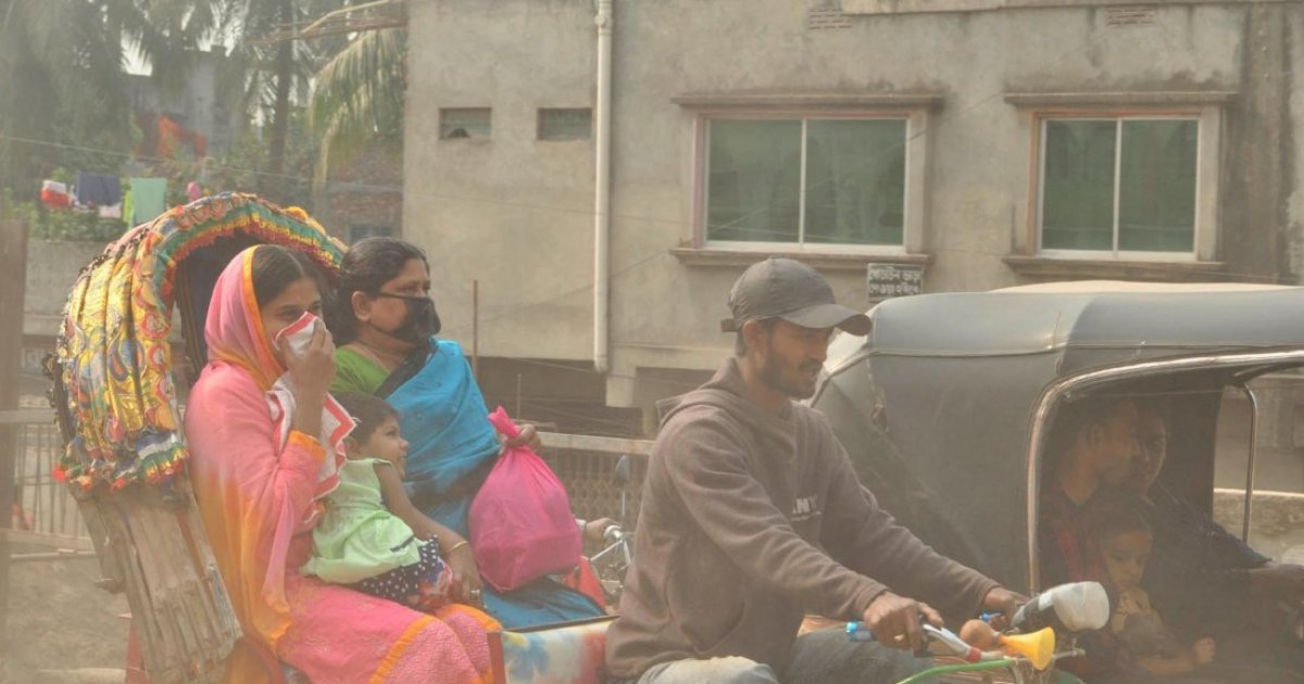 Dhaka tops global air pollution list with ‘very unhealthy’ air