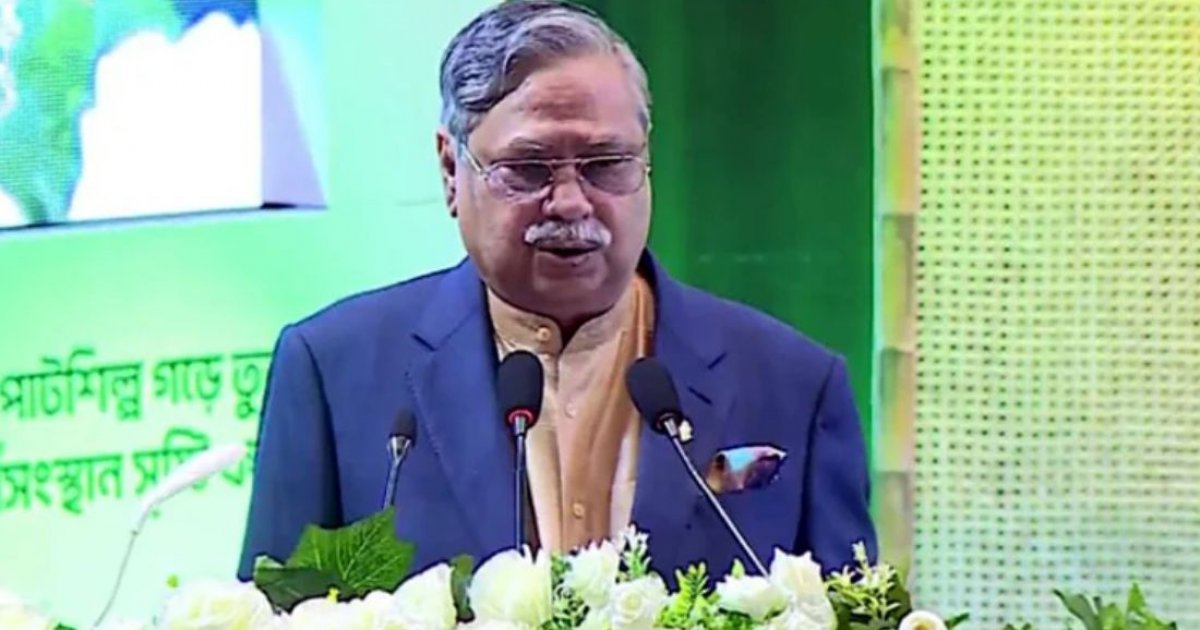 President urges tapping potential of jute sector