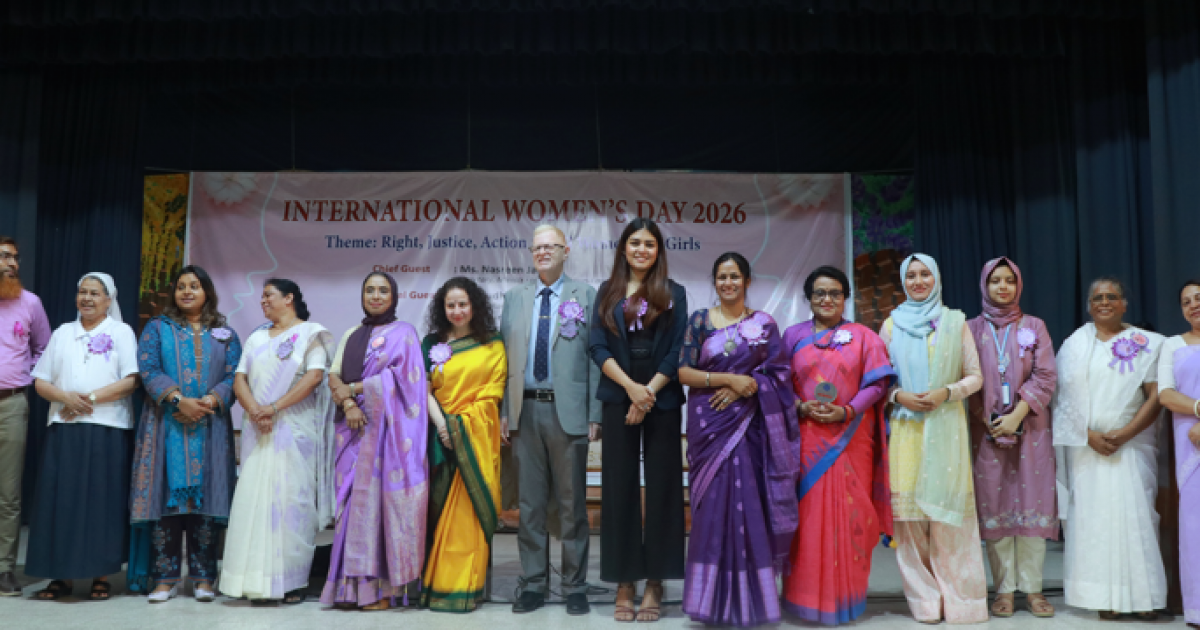 UNOPS Bangladesh marks International Women&rsquo;s Day with young leaders at Holy Cross Girls&rsquo; School and College