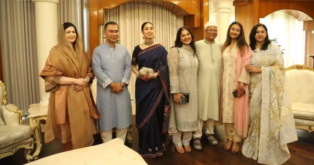 প্রধানমন্ত্রী তারেক রহমানের সঙ্গে ঈদ সালাম বিনিময় করলেন প্রফেসর মুহাম্মদ ইউনুস