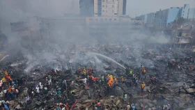 Why no permanent building built for Bangabazar traders