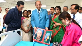 Bhutan King, Saima Wazed visit Sheikh Hasina National Institute of Burn and Plastic Surgery